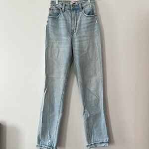 Abercrombie & Fitch The 90s Straight Ultra High Rise (Curve Love, Long)